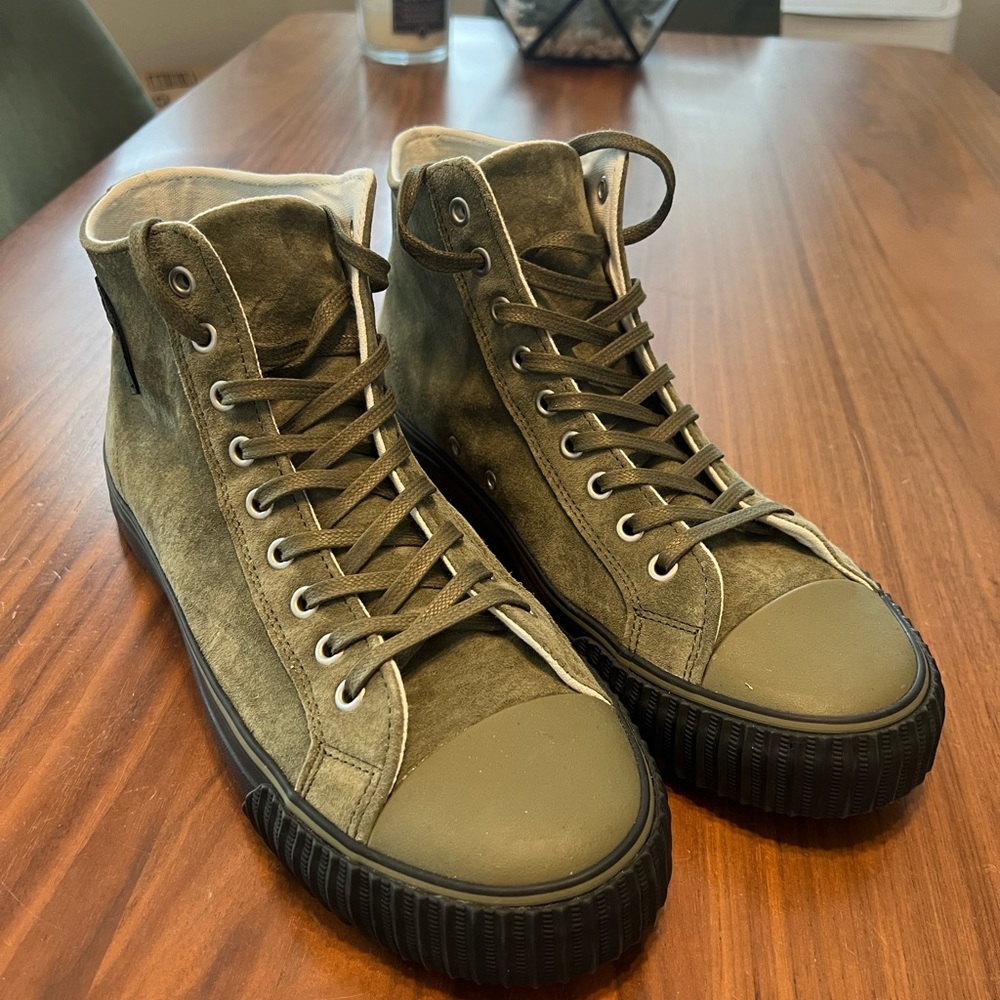 P.F. Flyers Olive High-Top Sneakers